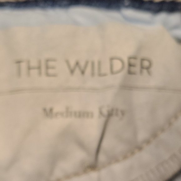 MOTHER THE WILDER Medium Kitty Bell Bottom Trouser jeans Flares 26 Short - Picture 8 of 9